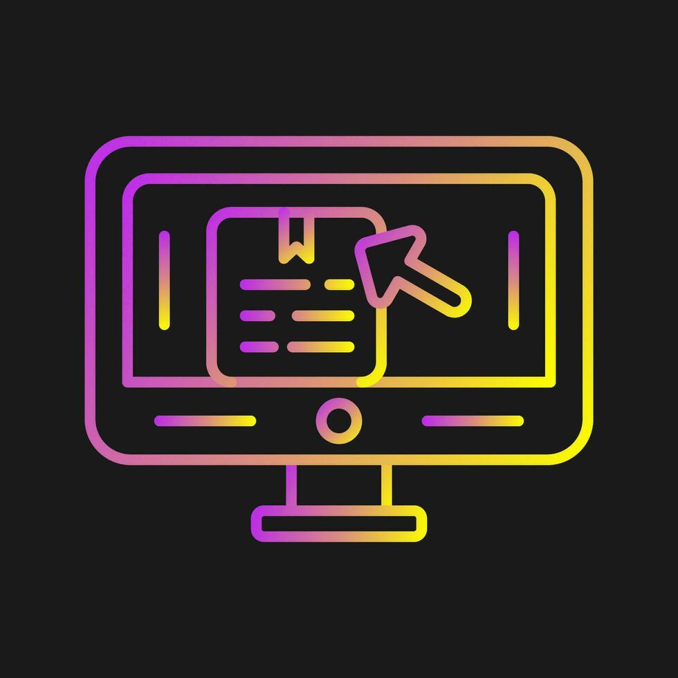 Digital Booking Vector Icon