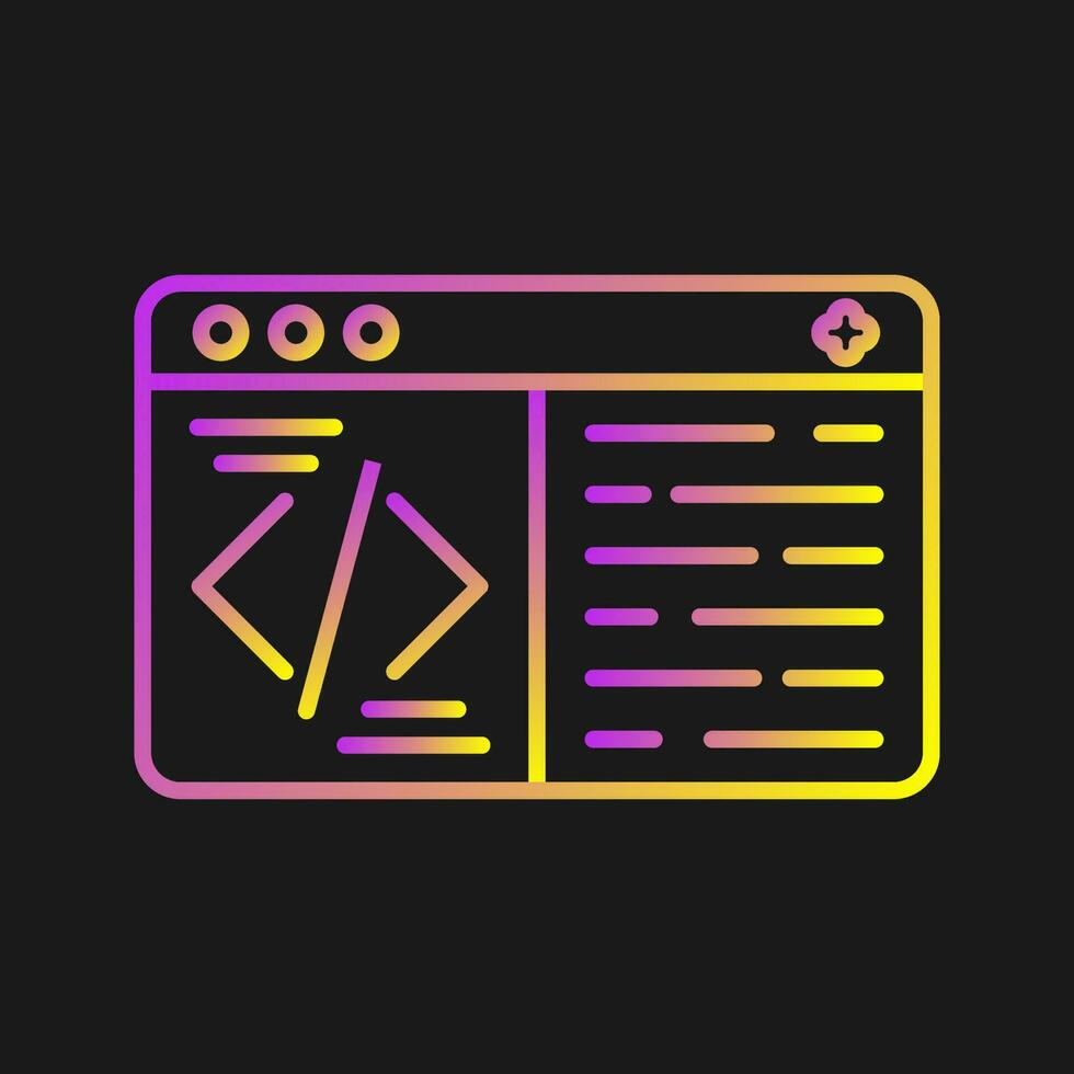 Coding Vector Icon