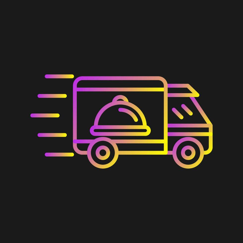 Food Delivery Vector Icon