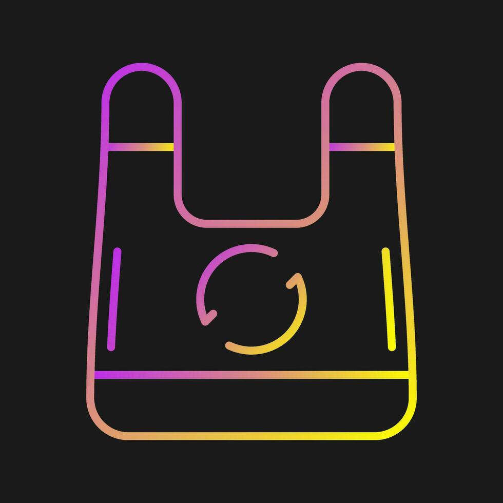 Plastic Bag Vector Icon