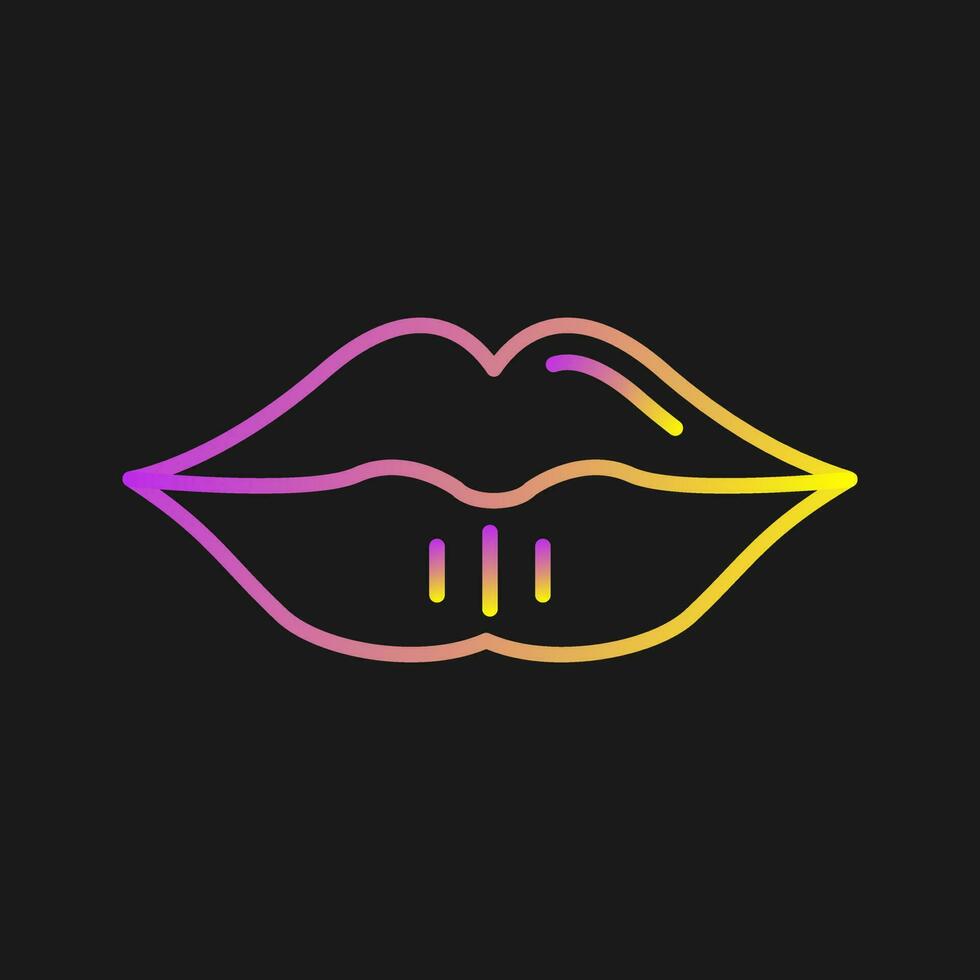 Lips Vector Icon