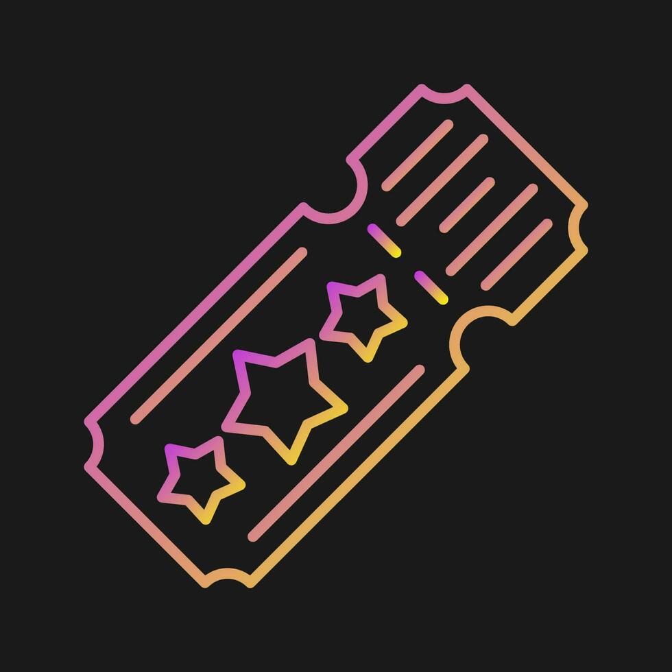 Ticket Vector Icon
