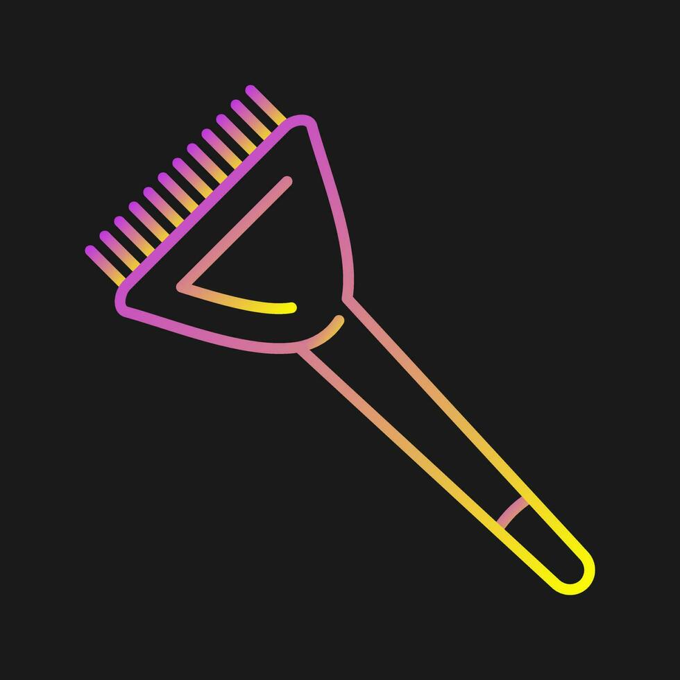 Hair Dye Brush Vector Icon