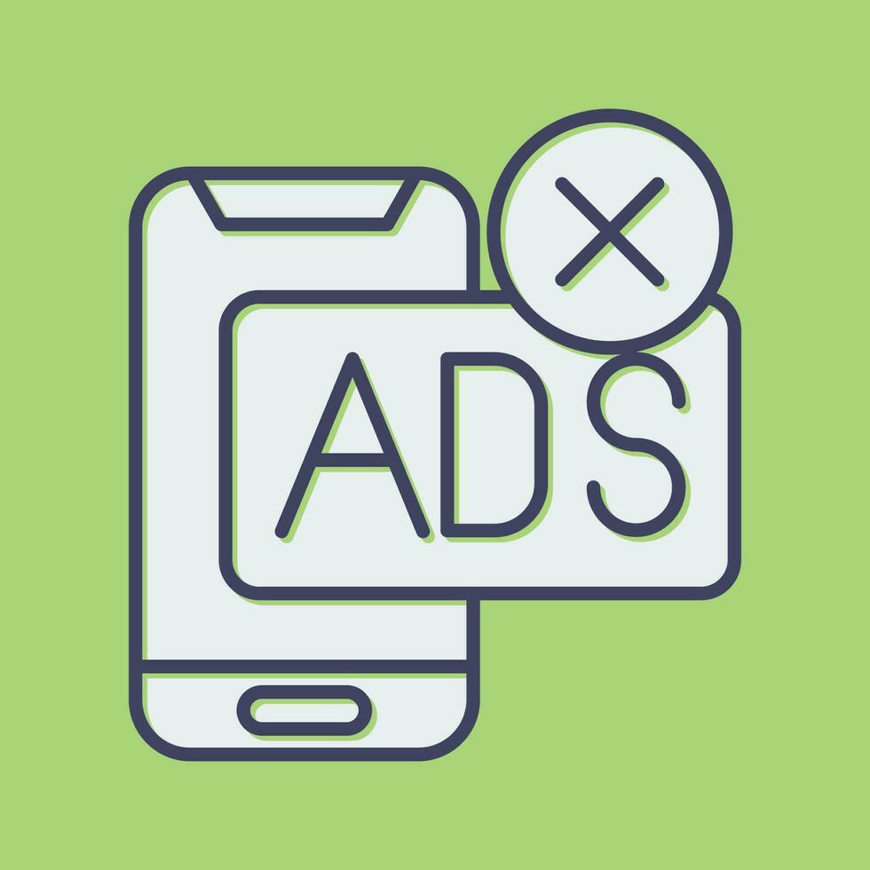 AD Block Vector Icon