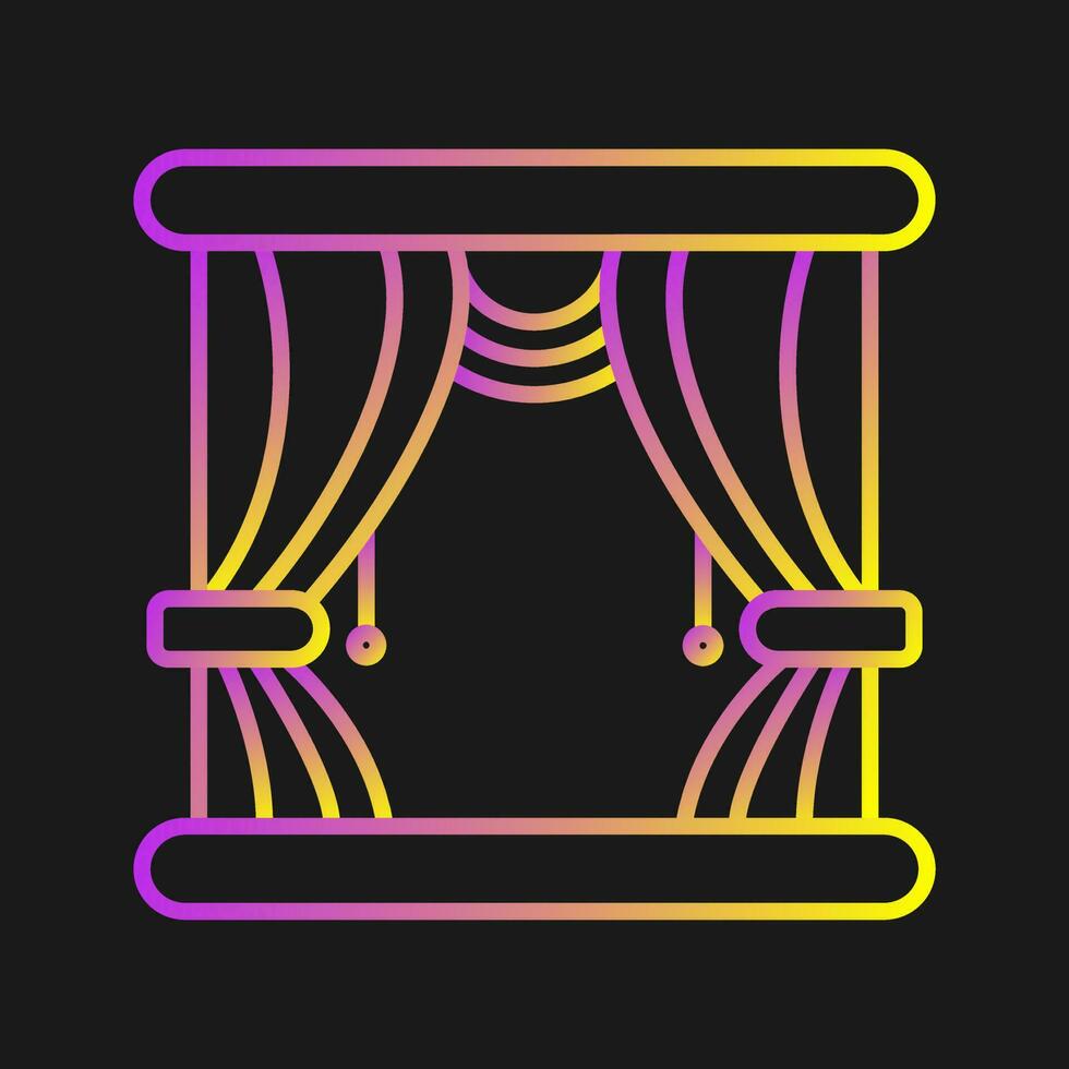 Stage Vector Icon