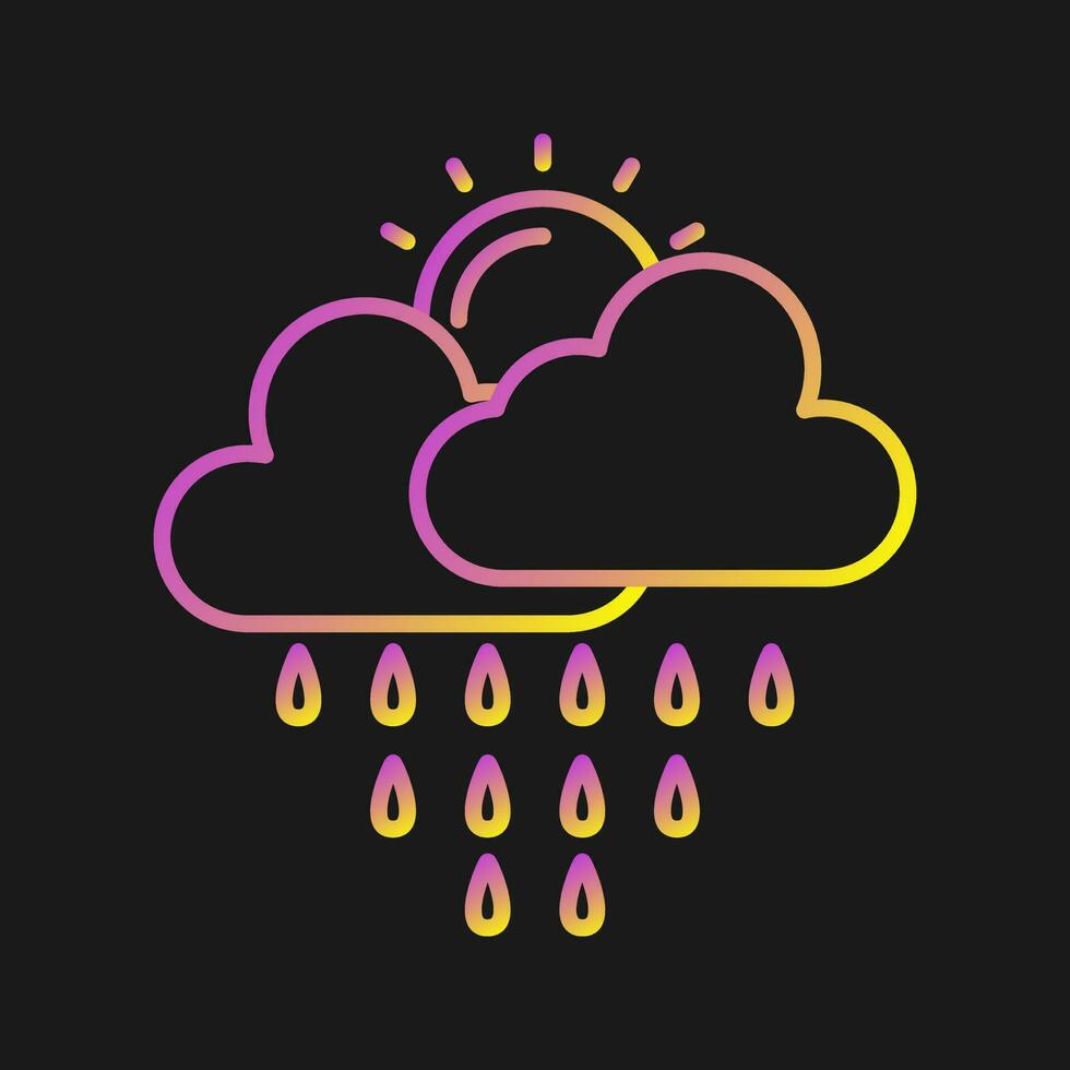 Rain Vector Icon