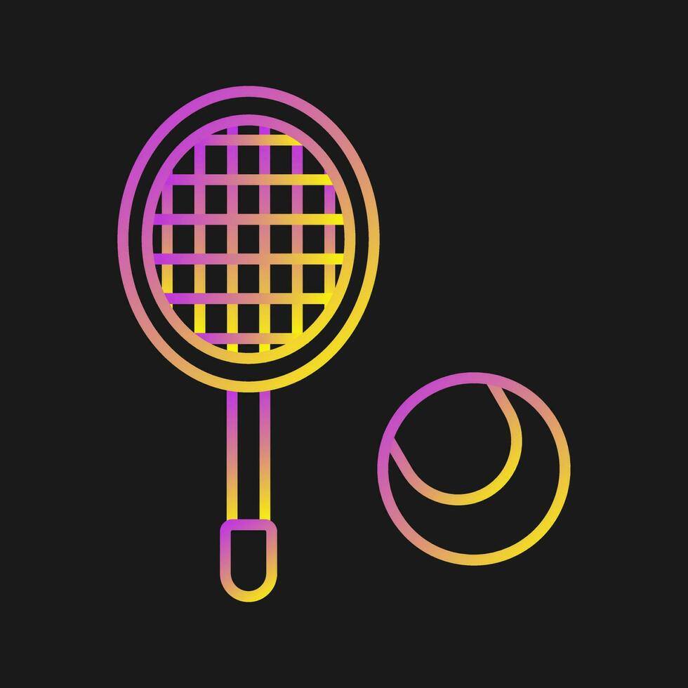 icono de vector de tenis