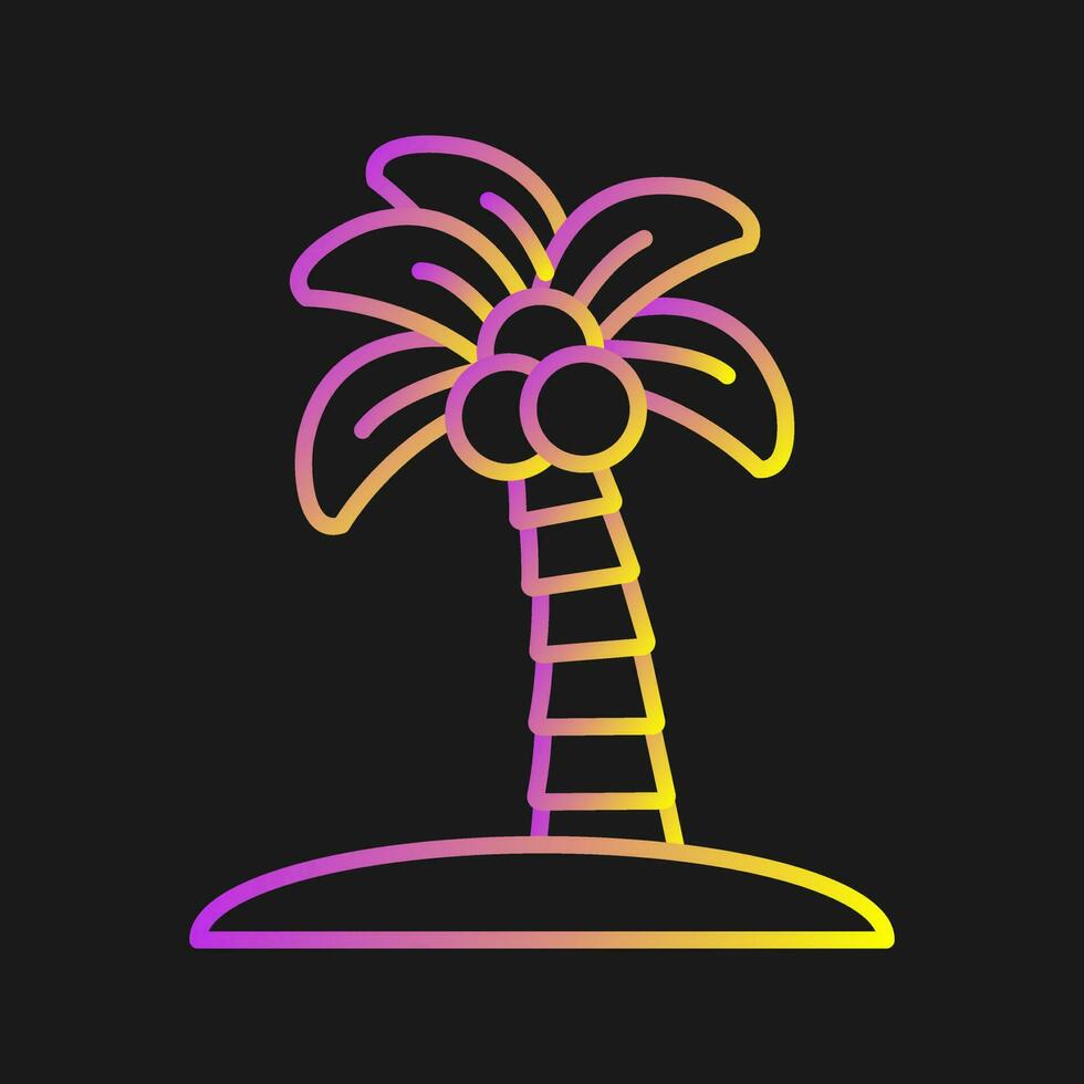 Palm Tree Vector Icon