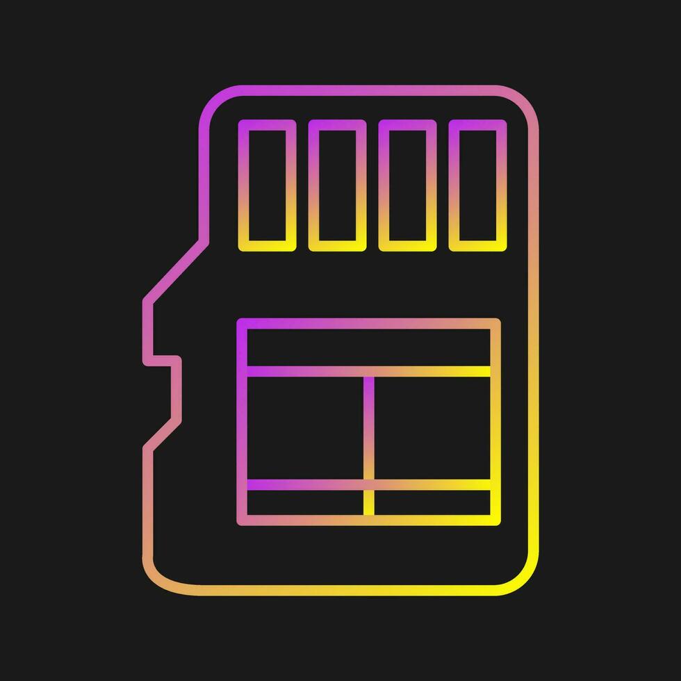 Memory Card Vector Icon
