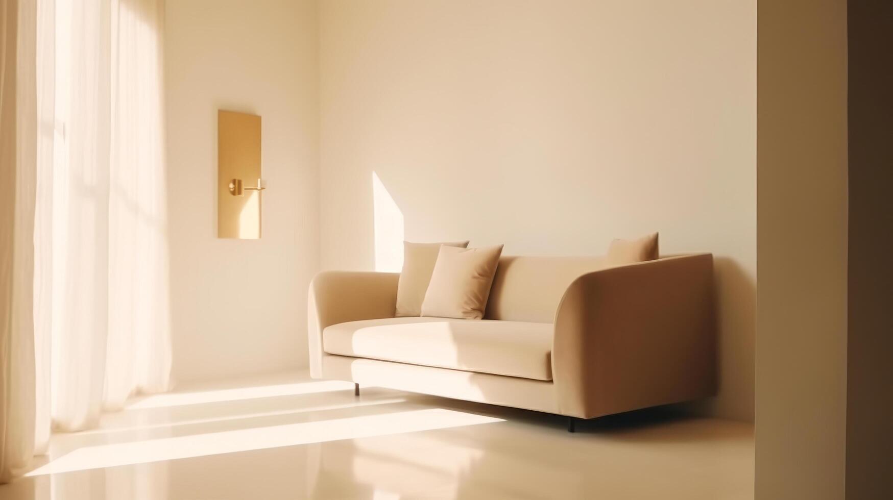Minimal luxury aesthetic modern background. Illustration photo