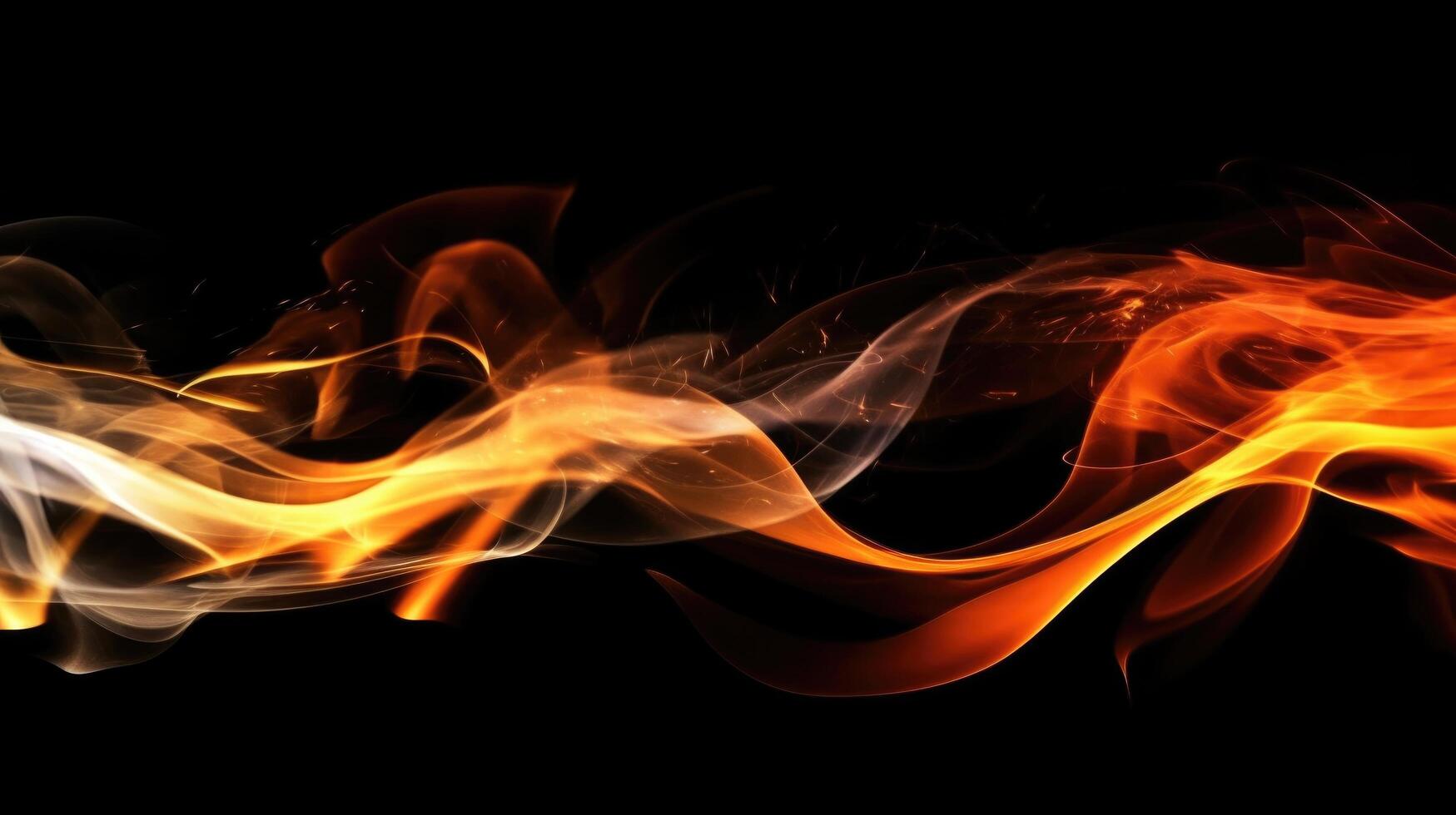 Fire background. Illustration photo