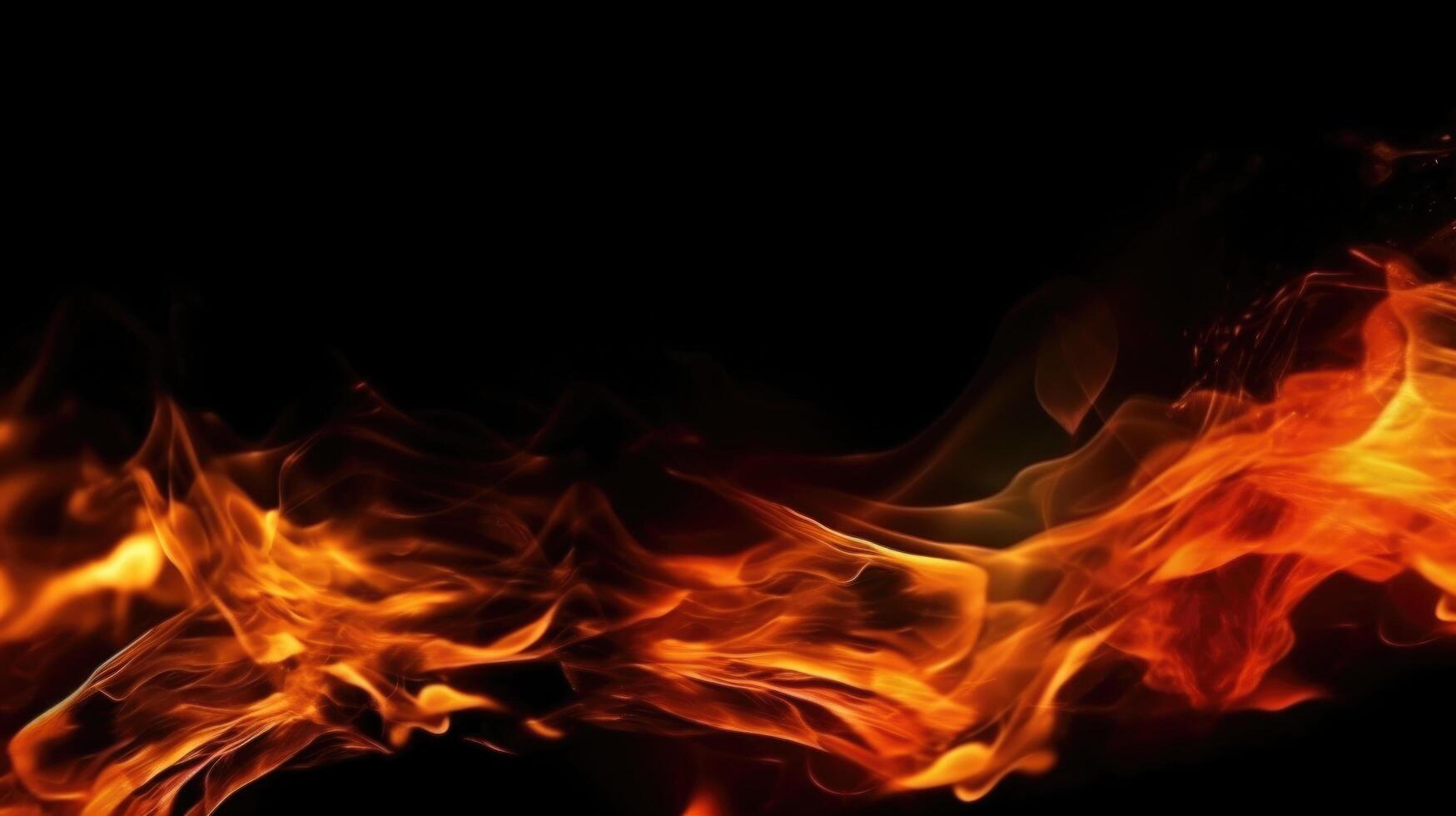 Fire background. Illustration photo