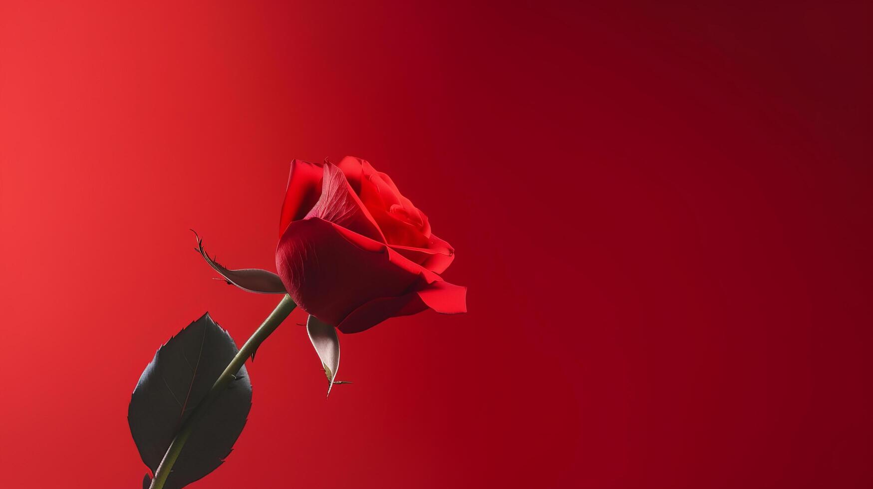 Red rose background. Illustration photo