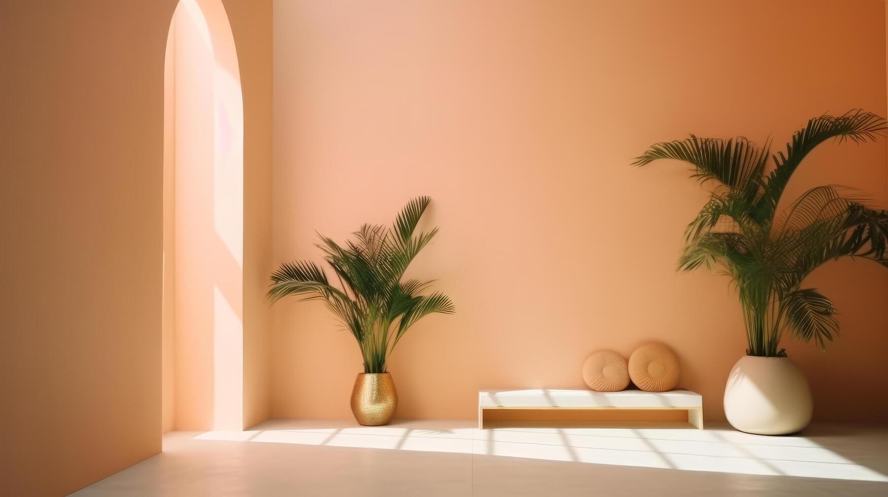 Minimal luxury aesthetic modern background. Illustration photo