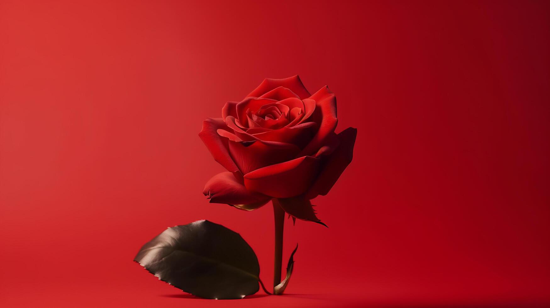 Red rose background. Illustration photo