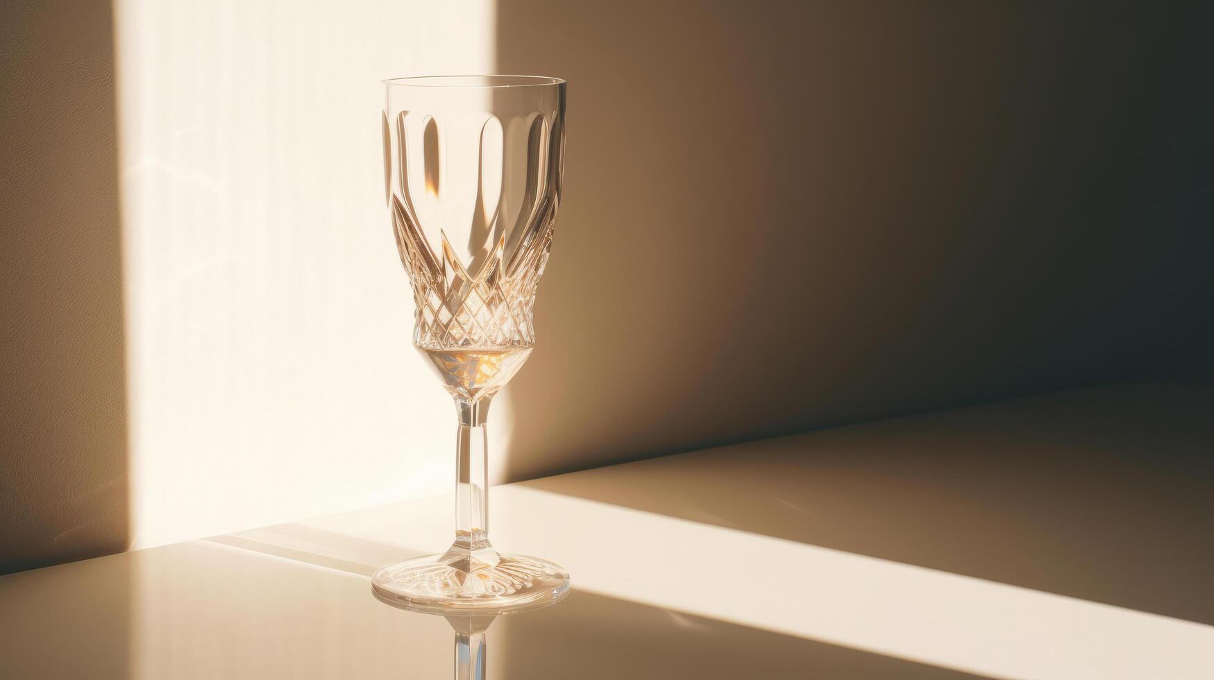 Champagne glass background. Illustration photo