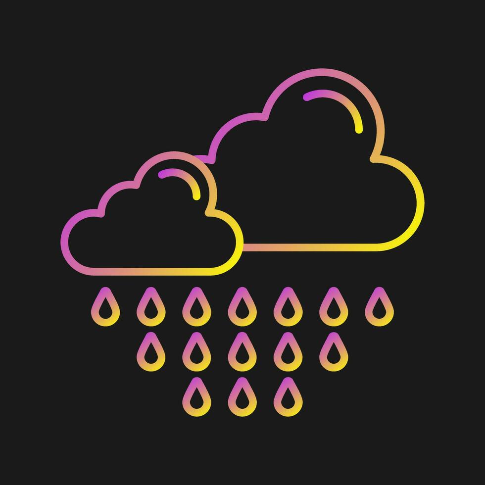 Rain Vector Icon