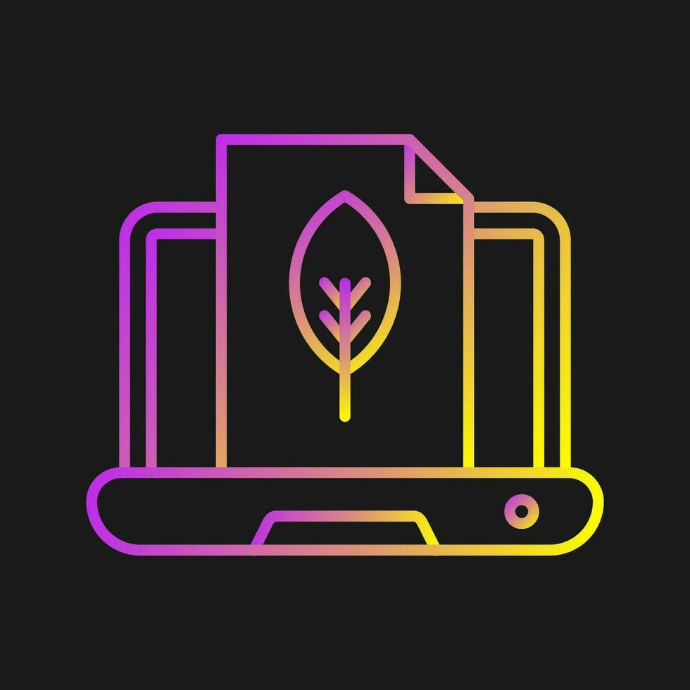 Organic Content Vector Icon
