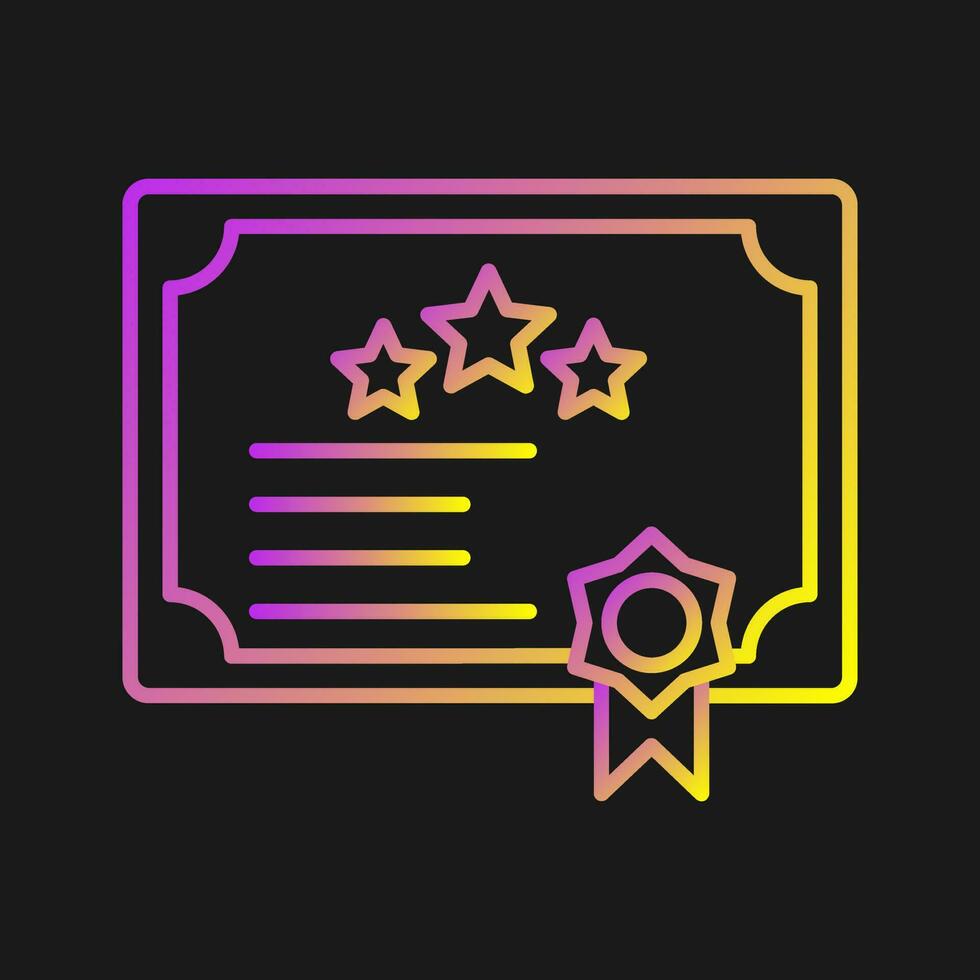 Diploma Vector Icon