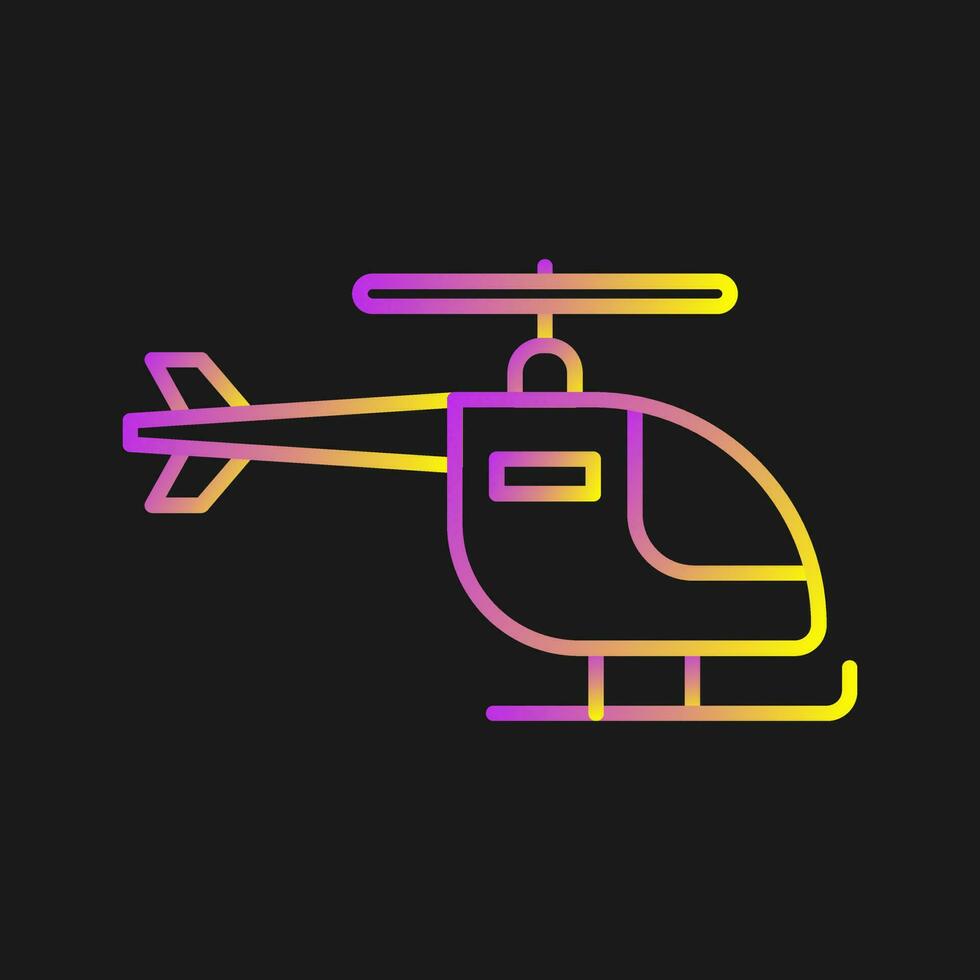 Helicopter Vector Icon