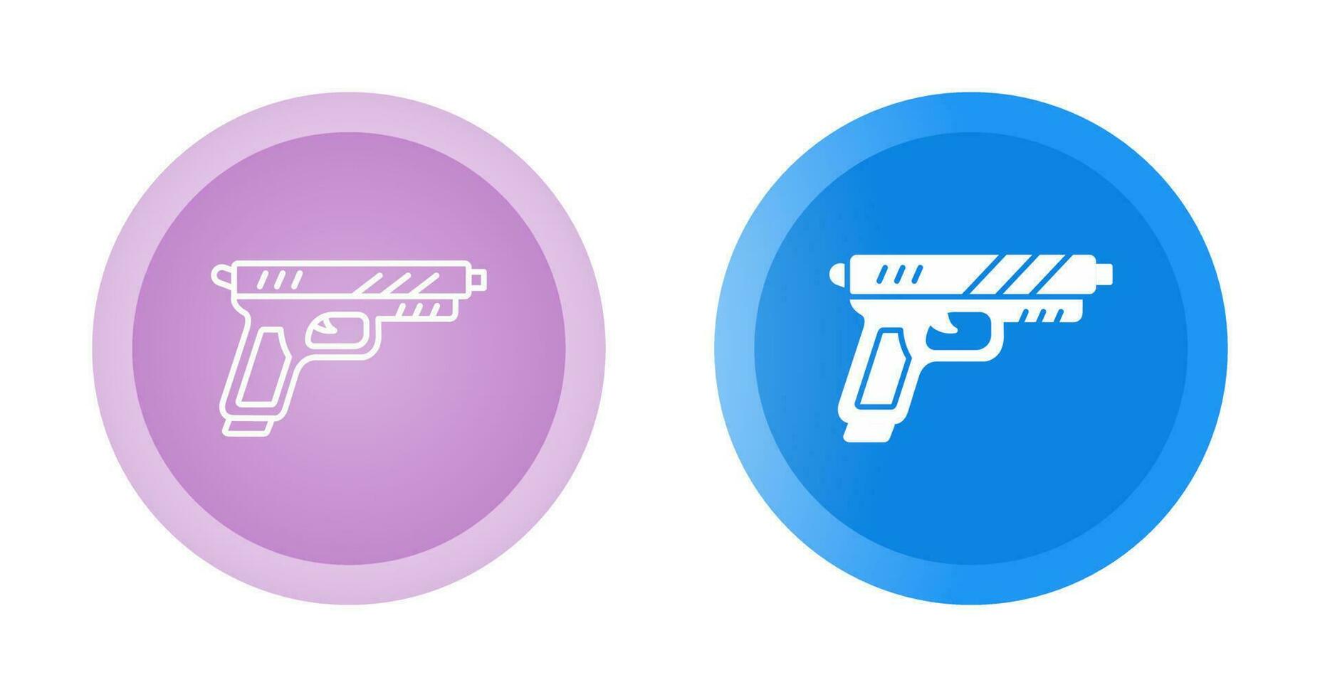 gun Vector Icon Set