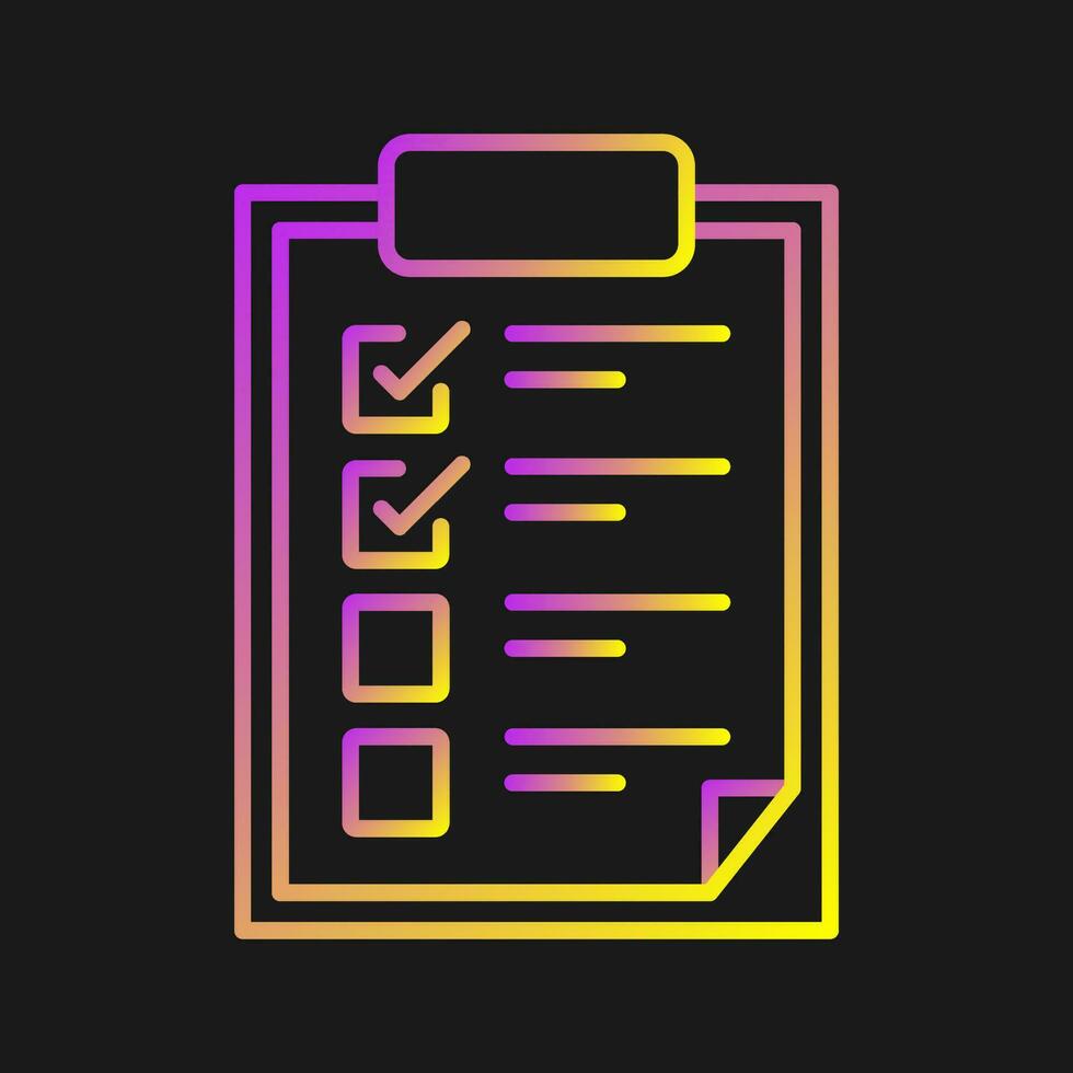 Checklist Vector Icon