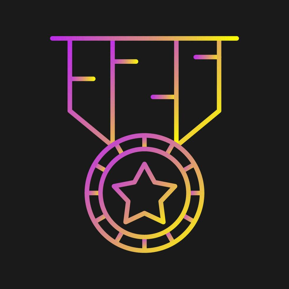 icono de vector de medalla