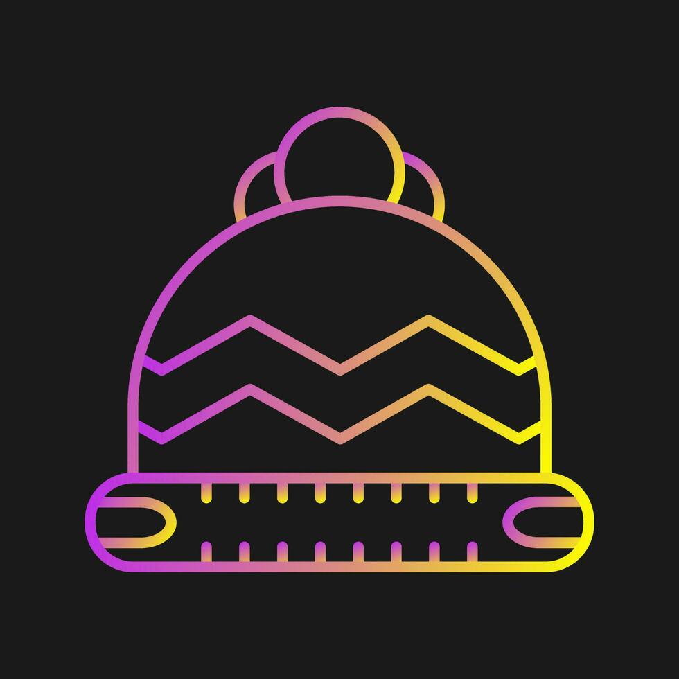Wool Hat Vector Icon
