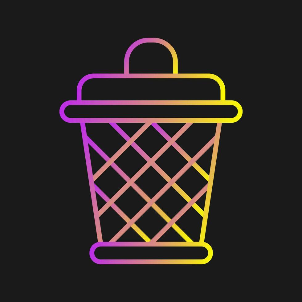 Dustbin Vector Icon