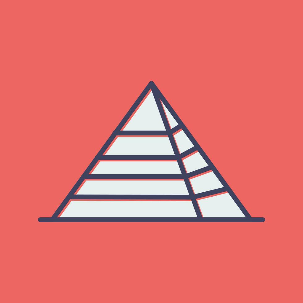 Pyramid Vector Icon