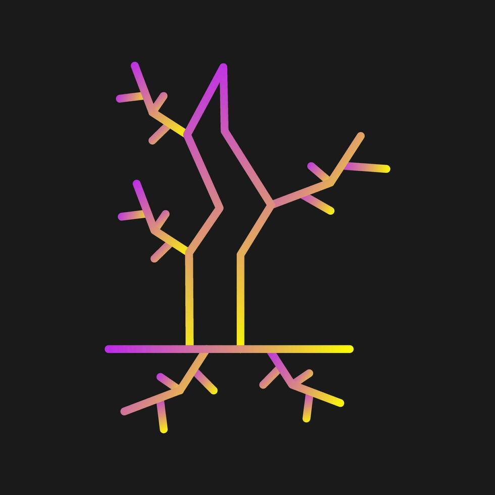 Dead Tree Vector Icon
