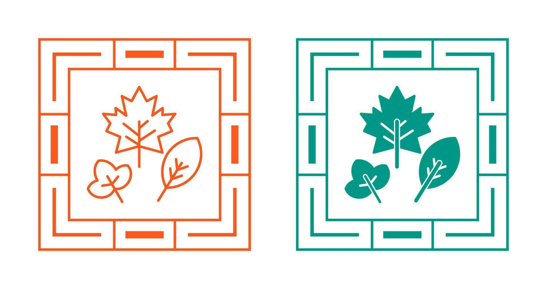 Autumn Leaf Vector Icon