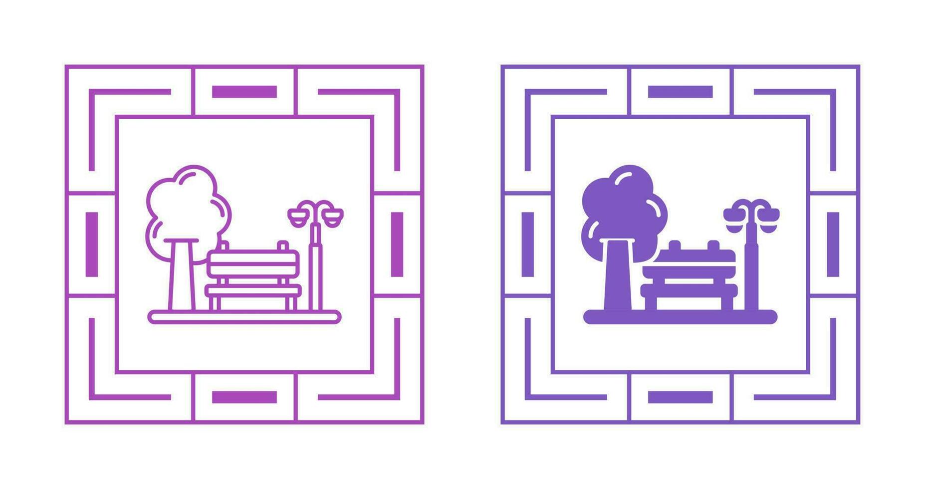 Park Vector Icon