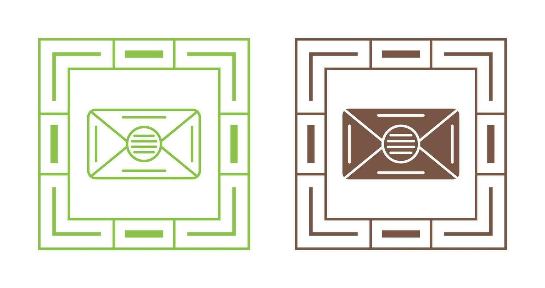 icono de vector de correo