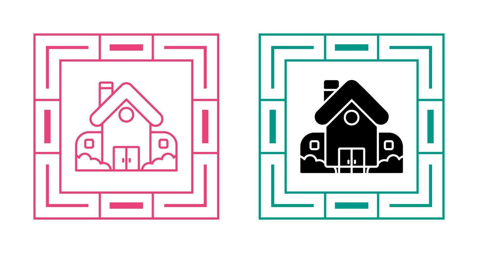 Retirement Home Vector Icon