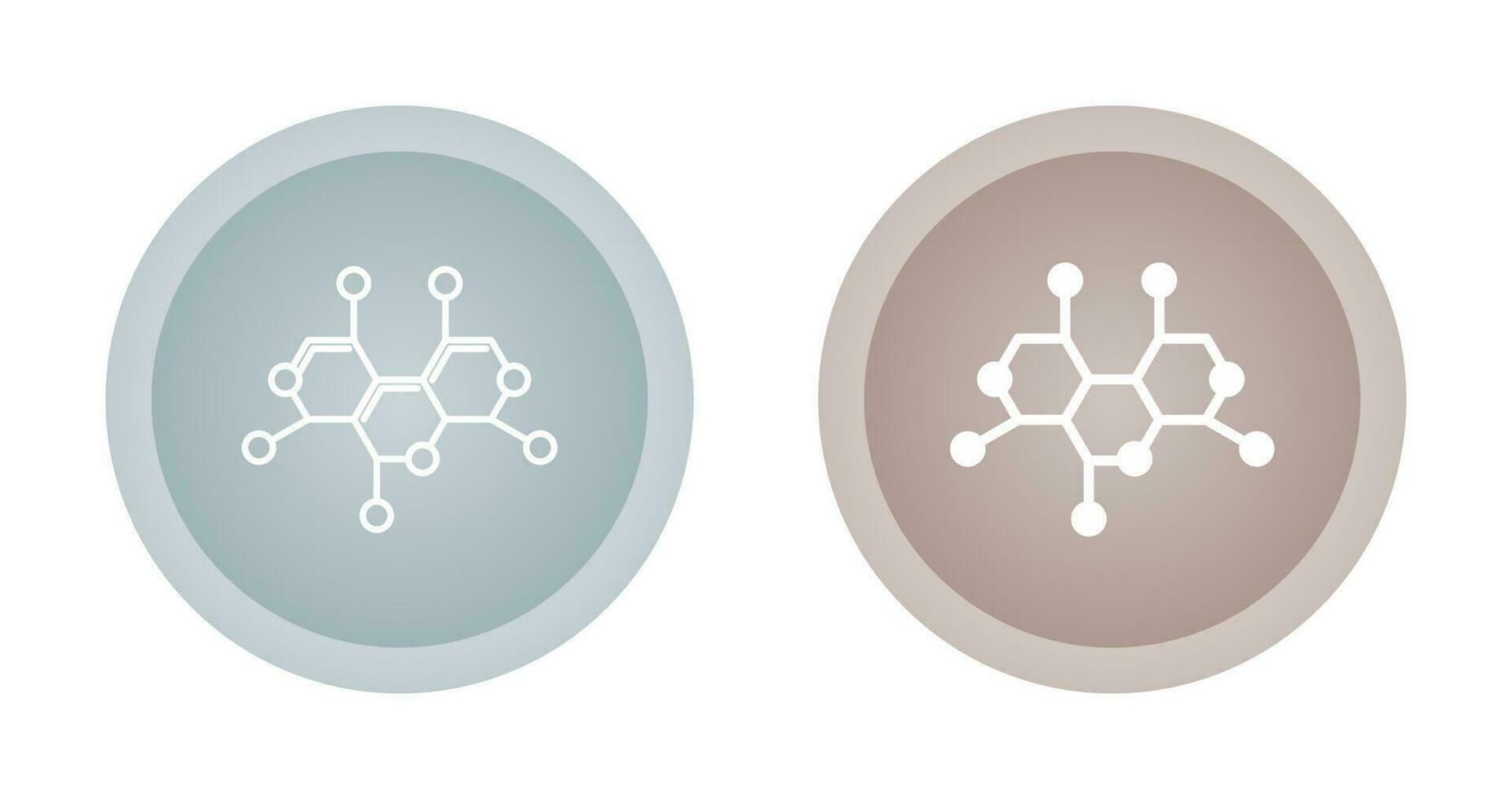 icono de vector de molécula