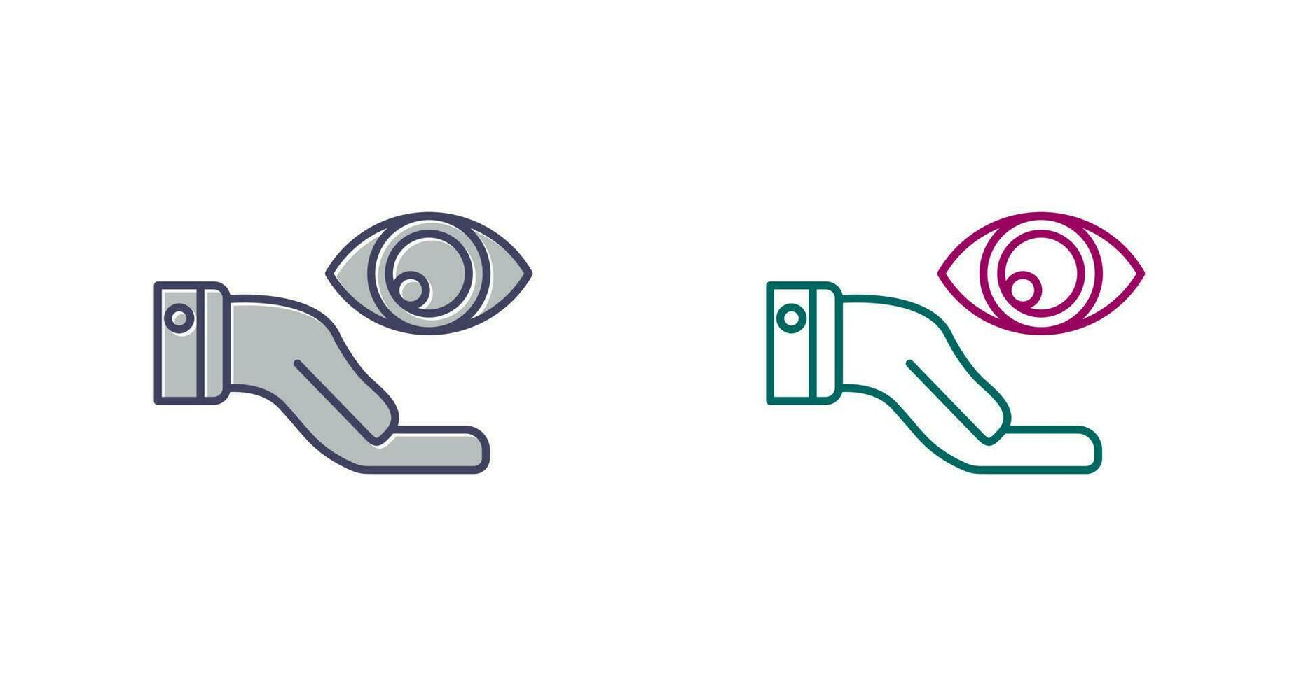 Eye Donate Vector Icon
