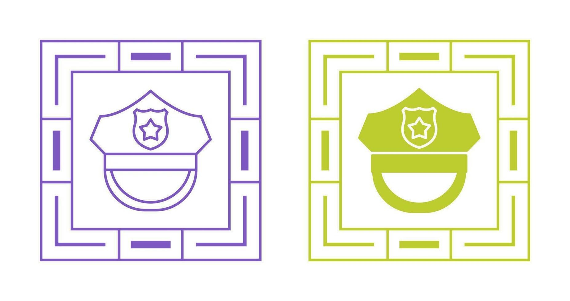 Police Hat Vector Icon