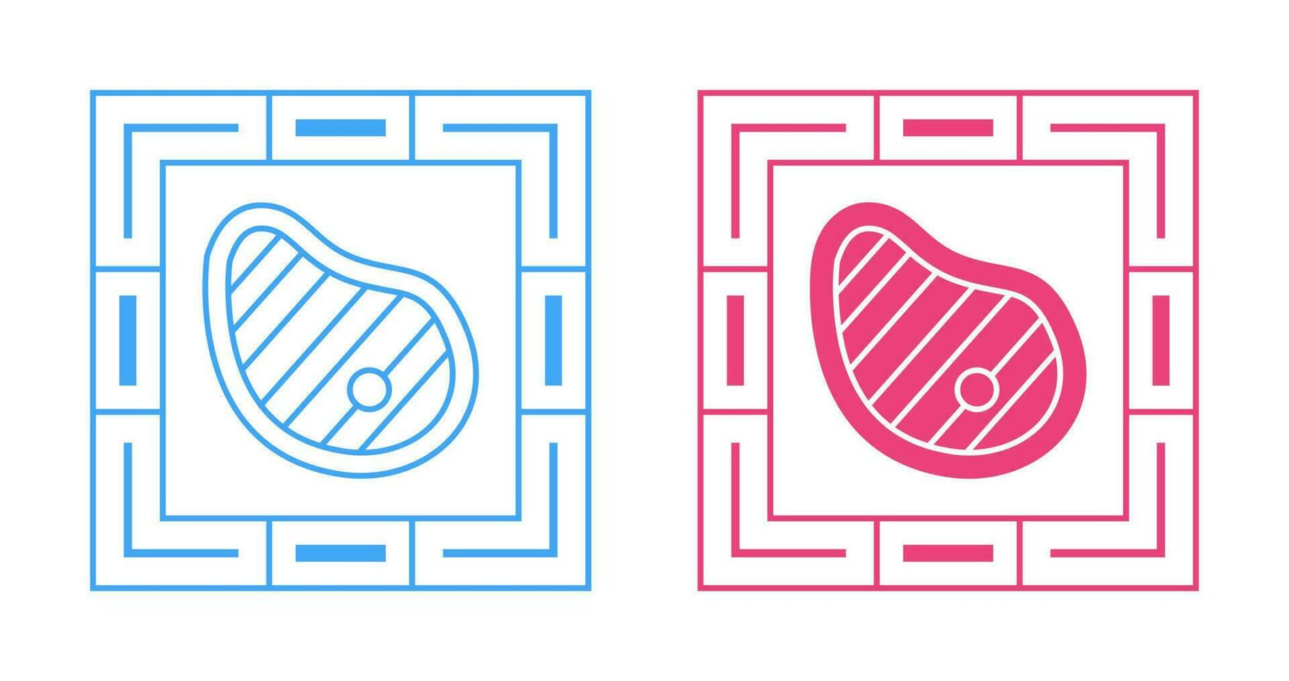 Steak Vector Icon