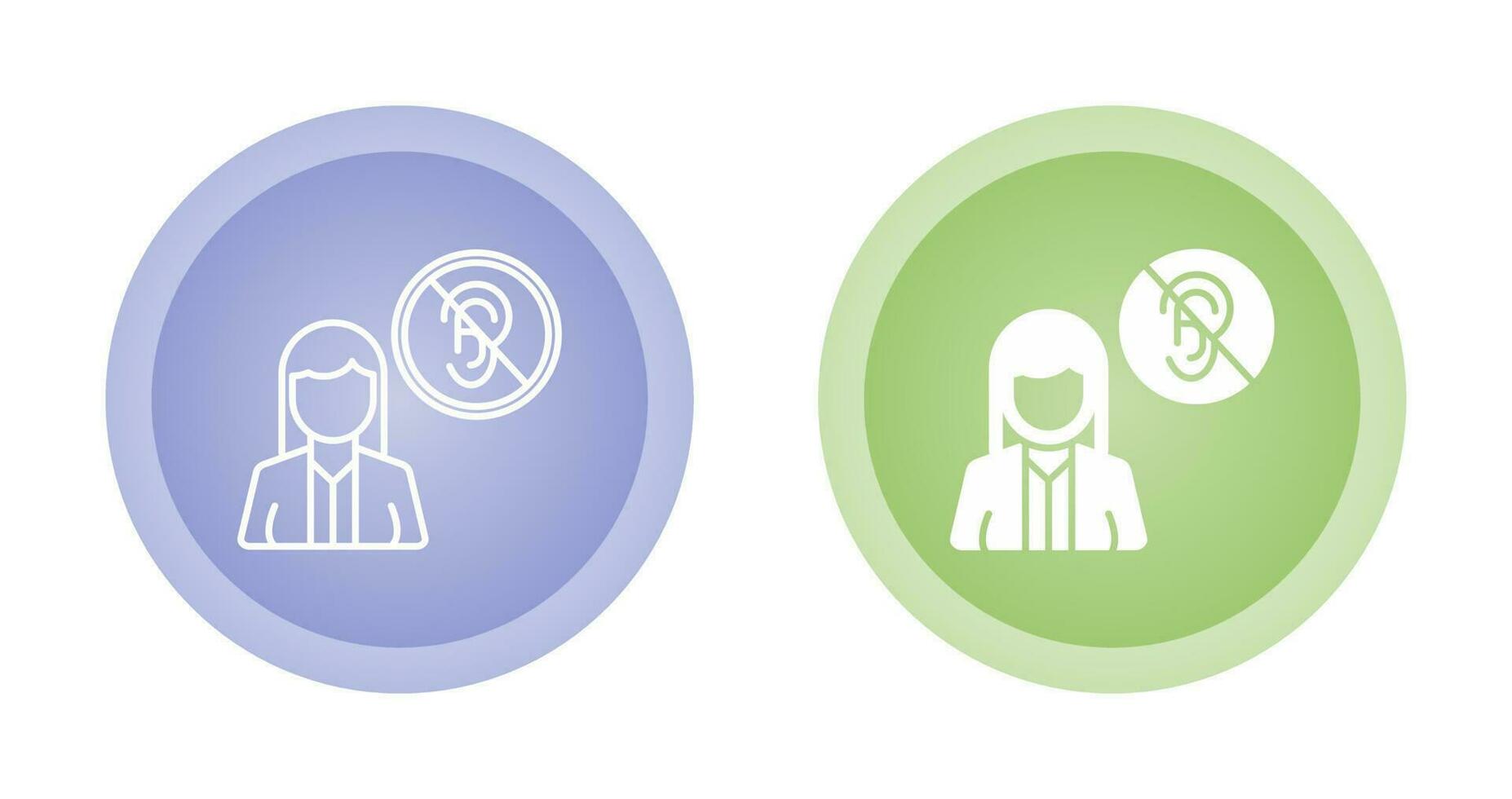 Deaf Vector Icon