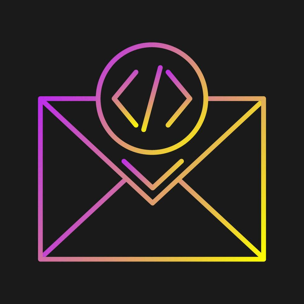 icono de vector de correo