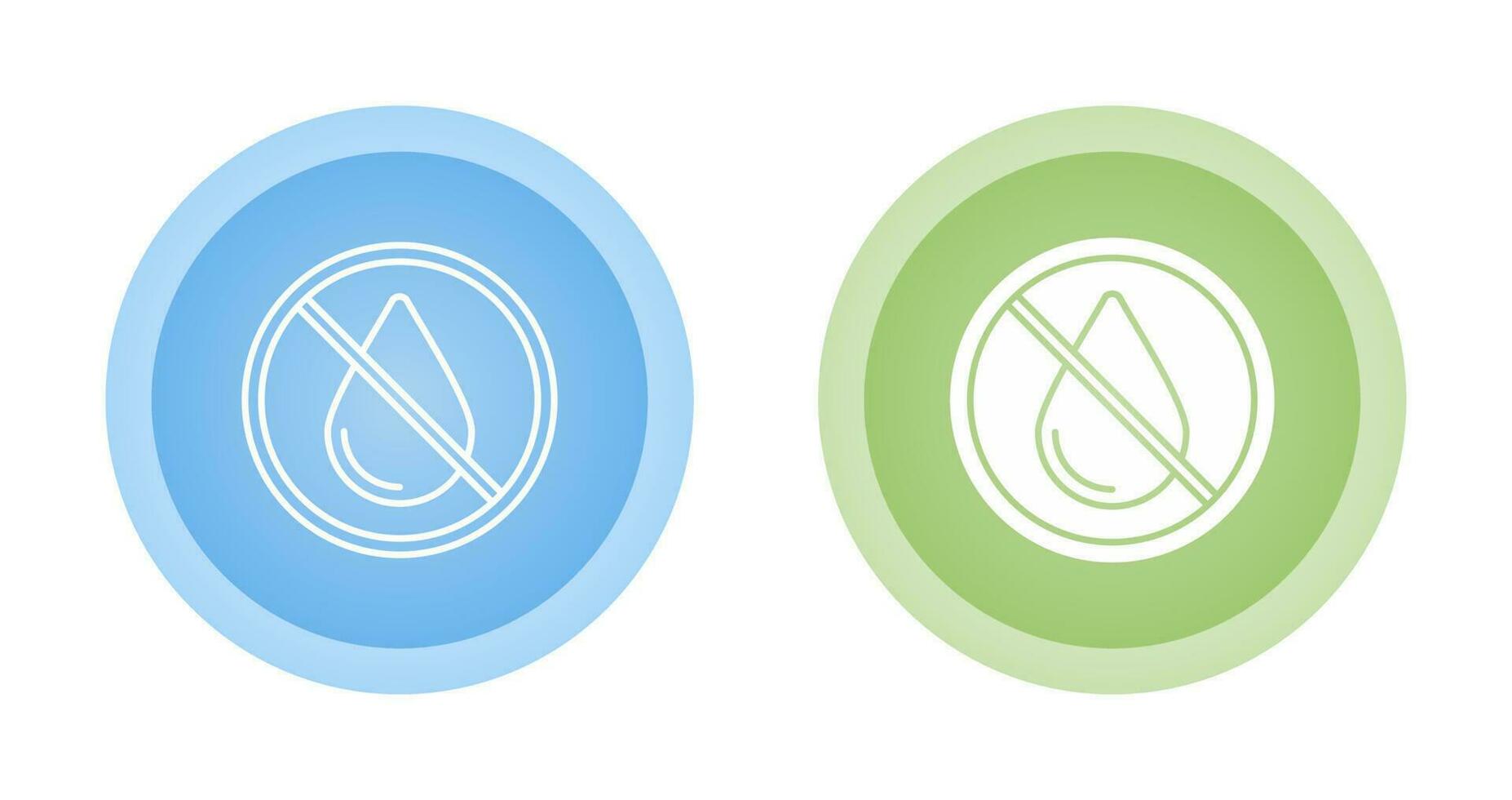 No Water Vector Icon