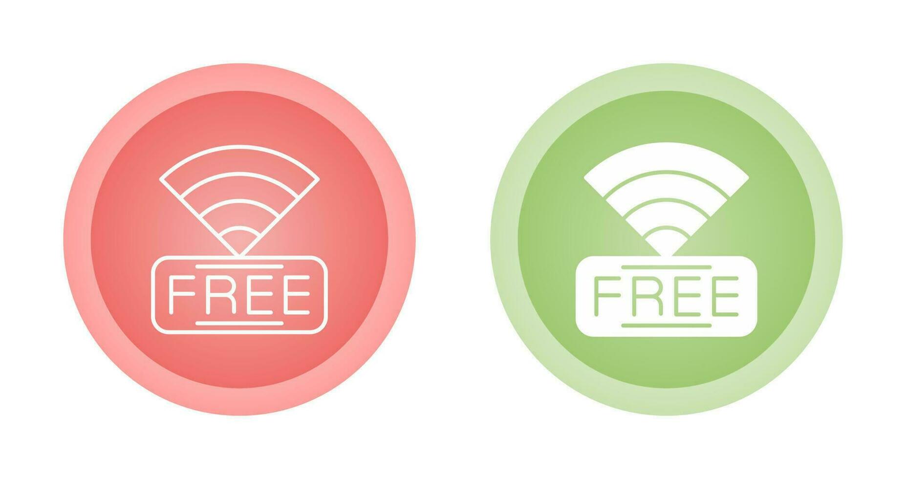 icono de vector wifi gratis