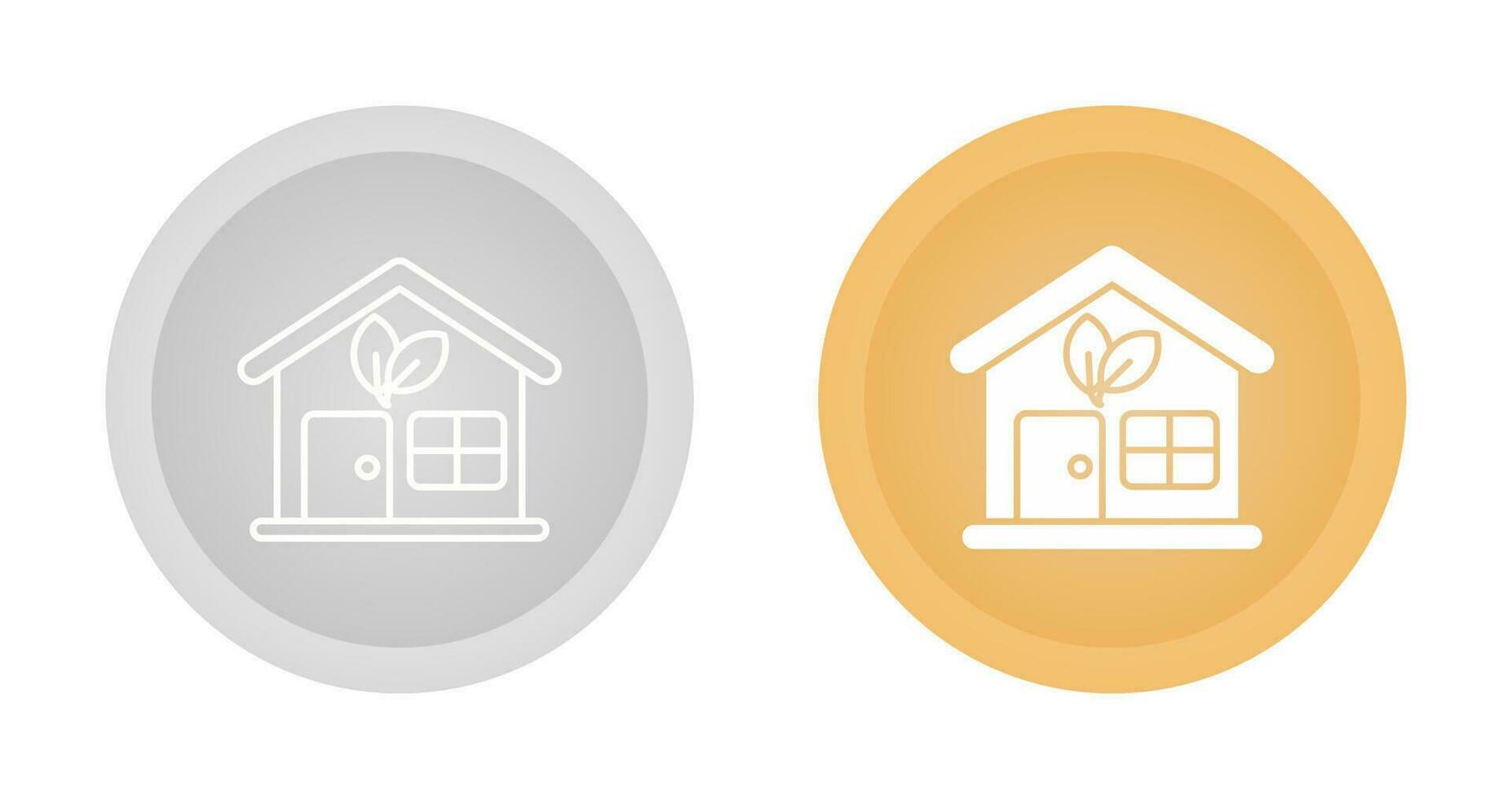 Eco House Vector Icon