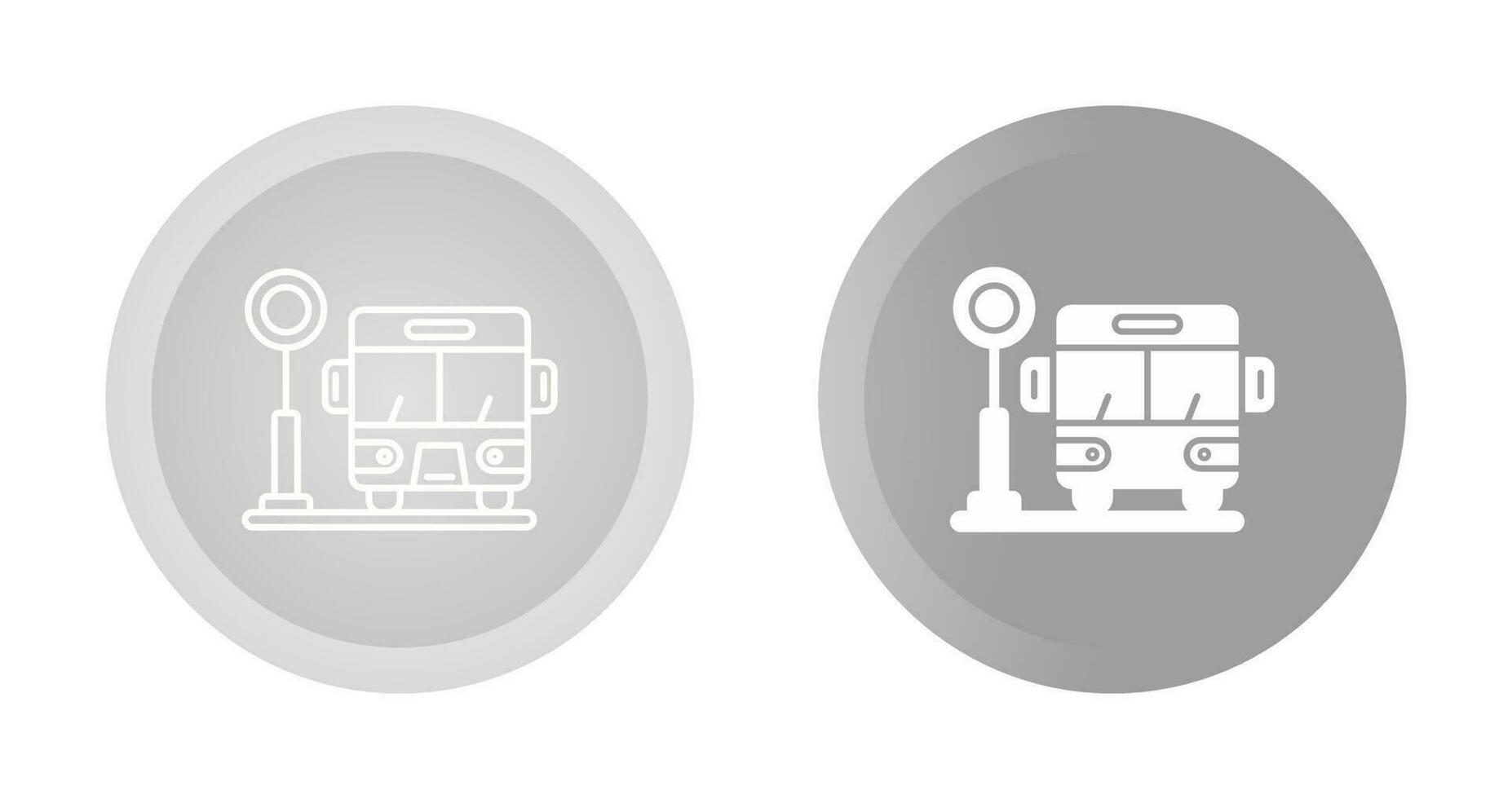 Bus Stop Vector Icon
