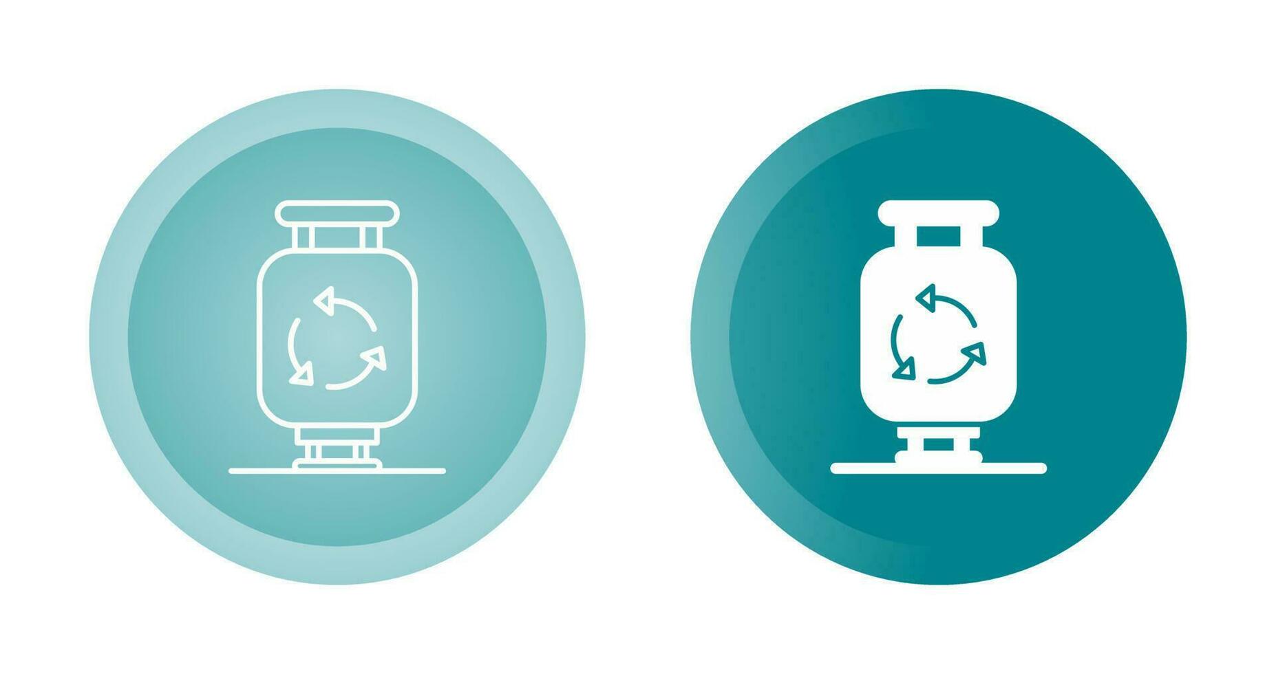 Gas Cylinder Vector Icon