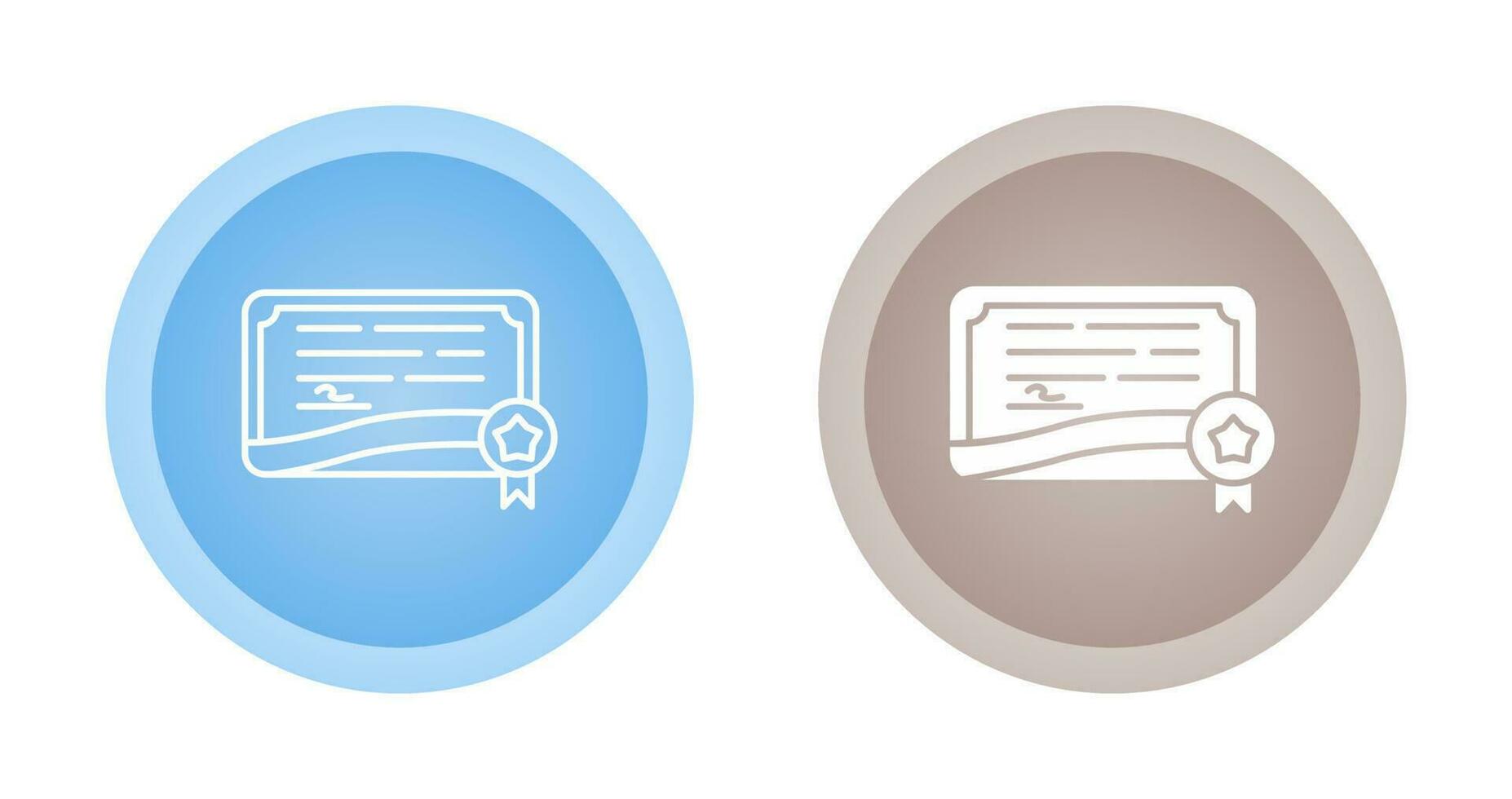 Certificate Vector Icon