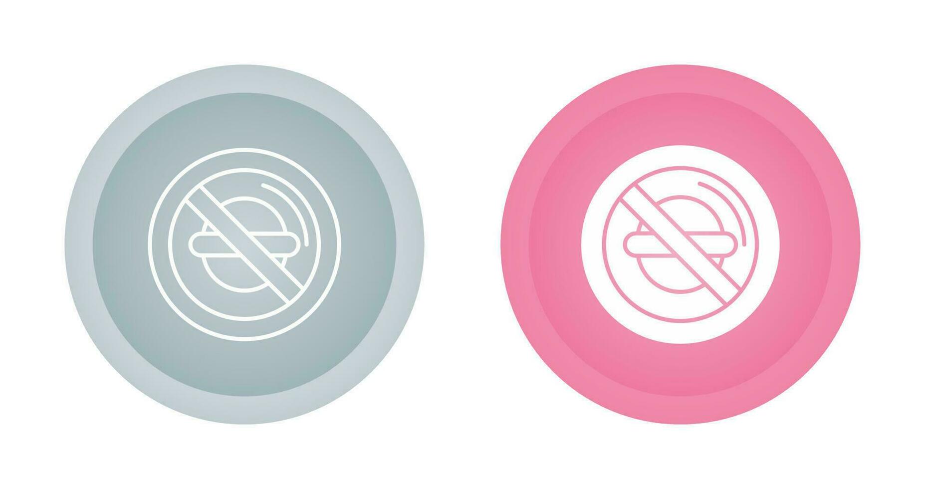 No Food Vector Icon