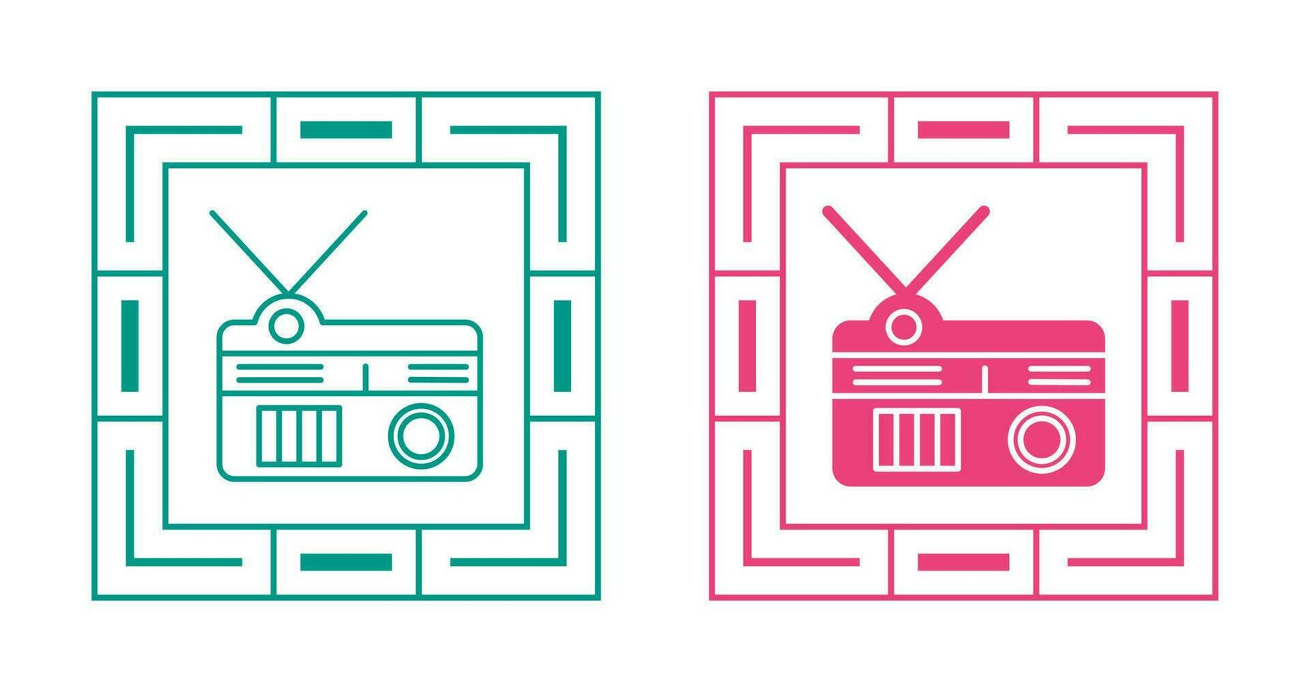 Radio Vector Icon