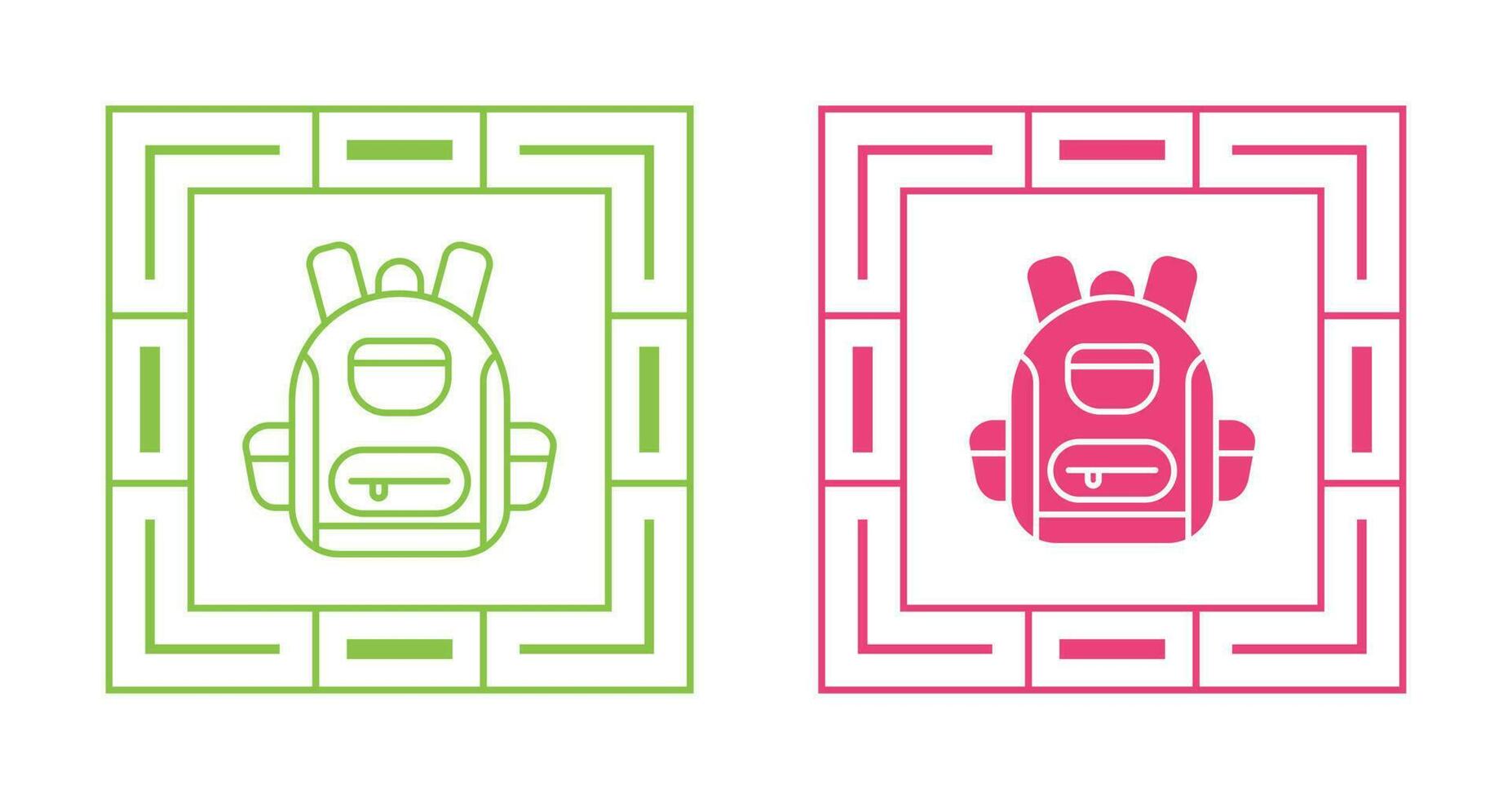 Backpack Vector Icon